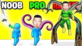 NOOB vs PRO vs HACKER dans MUTANT CLASH  COMBAT EPIC [upl. by Karlene]