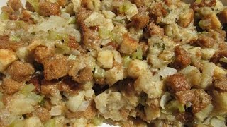 THANKSGIVING DAY STUFFING  How to make STUFFING  DRESSING Recipe [upl. by Wane]