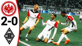 Eintracht Frankfurt vs Mönchengladbach 20 Omar Marmoush Goal All Goals and Extended Highlights [upl. by Tab]