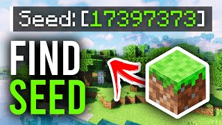 How To Find Your Minecraft World Seed  Full Guide [upl. by Costin673]