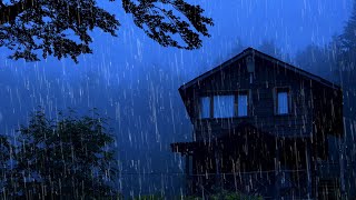 Barulho de Chuva para Dormir e Relaxar  Som de Chuva no Telhado Vento e Trovoadas 8 Sleep Sounds [upl. by Aslam]