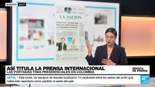 quotSorpresa en Colombia ganó Petro pero habrá ballotage contra el populista Hernándezquot [upl. by Eldin]