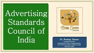 22 Advertising Standards Council of India ASCI [upl. by Kung]