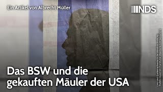 Das BSW und die gekauften Mäuler der USA  Albrecht Müller  NDSPodcast [upl. by Emiline583]