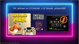 PS4 Jailbreak ver 90 Autoload in 22 Seconds ps4xploit900 [upl. by Aerdnak]