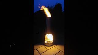 Stainless Steel Chiminea 3 [upl. by Farrell]