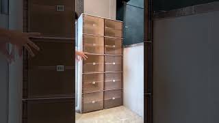 NoInstall Shoe Cabinet Effortlessly Store Over 40 Pairs — Your ClutterFree Solution [upl. by Wanids]