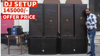 बाप of all Competition DJ Setup 2 Bass 4 Top Amplifier Dj Setup Price 145000 🔥🔥 [upl. by Naras489]