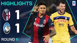 BOLOGNAATALANTA 11  HIGHLIGHTS  Two wonder goals settle the score in Bologna  Serie A 202425 [upl. by Range]