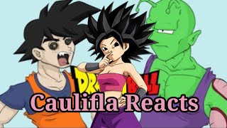 Caulifla reacts to DRAGON BALL GZ [upl. by Boycey567]