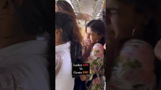 Local Train  Laddies Dabba Vs Gents Dabba Ankita Mestry train trending localtrain sh [upl. by Ardyaf]