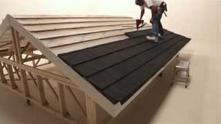 Fixing  Installing Lightweight Roofing Tiling for the Shingle Profile [upl. by Quill]