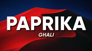 Ghali  PAPRIKA TestoLyrics [upl. by Ayatnohs]