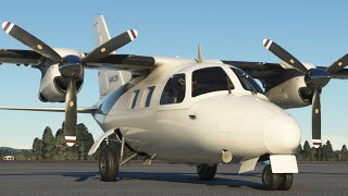 First look at the Inibuilds Mitsubishi MU2 quotLocal Legendquot in Microsoft Flight Simulator [upl. by Haymes912]