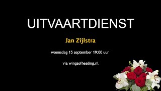 Uitvaartdienst Jan Zijlstra via wingsofhealingnl [upl. by Langham]