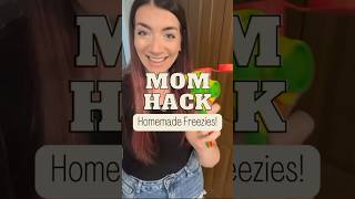 Mom Hack Homemade Freezies freezies summeractivities momhacks [upl. by Onailimixam203]