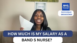 HOW MUCH IS MY SALARY AS A BAND 5 NURSE [upl. by Fawna481]