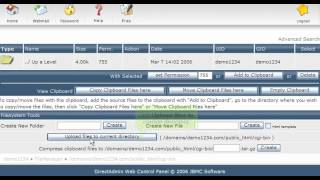 DirectAdmin  How to use File Manager [upl. by Ainivad]