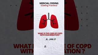 COPD with acute exacerbation icd10medical codingcoder youtubeshorts shorts reels icdcode icd [upl. by Deb]