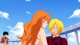 Luffys Reaction When He Sees Nami and Sanji Finally Together in One Piece [upl. by Reibaj]