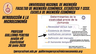 Microeconomía Básica Elasticidad de demanda [upl. by Karyl]