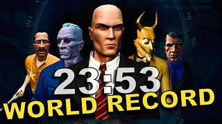 Former World Record Hitman Blood Money Speedrun in 2353  ProfessionalSilent Assassin [upl. by Ayanad831]