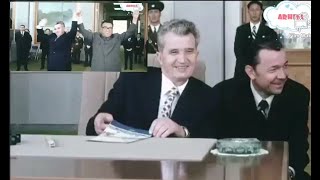 Vizita lui Nicolae Ceaușescu în Coreea de Nord din 1971 De acolo a împrumutat Cultul Personalității [upl. by Chun]