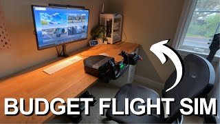 Budget Flight Simulator UNDER 300 Logitech G Pro Yoke System [upl. by Yaffit]