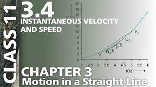 34 Instantaneous Velocity and Speed  Chapter 03 Motion in a straight line  NCERT 11th Physics [upl. by Osmund]