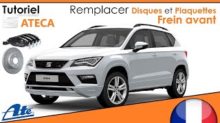 SEAT ATECA  Remplacement Disques et Plaquettes de Frein avant [upl. by Codi]