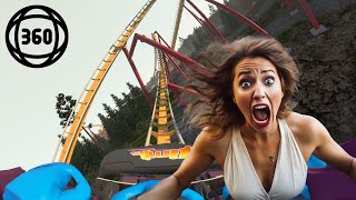 VR Roller Coaster  360 VR Experience Adrenaline Thrill [upl. by Amled169]