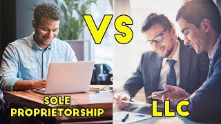 Business Structure Sole Proprietorship VS LLC [upl. by Sudnac]