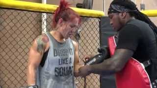 Cris Cyborg Full intense workout [upl. by Naldo]