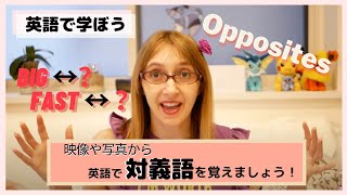 【語彙】お子様向け学習動画｜Opposites【対の意味の言葉】 [upl. by Bandeen2]