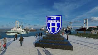 Haliç Üniversitesi Kurumsal Logosunun 3D Mekan Modellemesi  İstanbul [upl. by Rebba575]