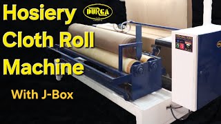 Fabric rolling machine with auto edge  fabric measuring machine [upl. by Cung312]