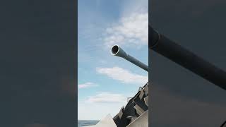 57mm naval gun firing VisbyClass Corvett military [upl. by Thora708]