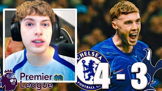 DAVOO XENEIZE REACCIONA Y OPINA DE CHELSEA 4 TOTTENHAM 3  EL MEJOR PARTIDO DE LA PREMIER LEAGUE [upl. by Nesila90]