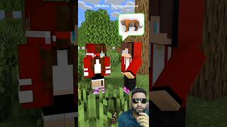 Is the Tail in the Grass A Tigers or A Snake minecraft animation maizen trending viral shorts [upl. by Anaiek]