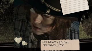 quotWhat are you doing Sweet Peaquot Carl Grimes x Listener  SH COMFORT  REQUESTED [upl. by Ion948]