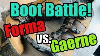 BOOT BATTLE  Forma VS Gaerne  Which is the BEST [upl. by Zelikow]