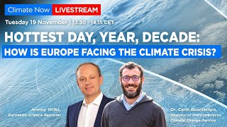 Climate Now Live Hottest day year decade How is Europe facing the climate crisis [upl. by Caylor]