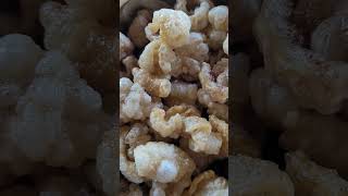 Cracklings 🐽 chicharrones food foodie foodlover crackling chicharon [upl. by Kliber239]