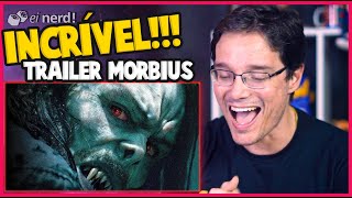 TRAILER MORBIUS REACT E PRIMEIRA ANÁLISE [upl. by Dori436]