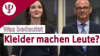 Kleider machen Leute  Sozialpsychologie mit Prof Erb [upl. by Yar]