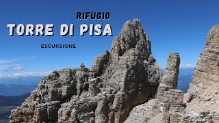 RIFUGIO TORRE DI PISA Escursione ad anello nel gruppo del Latemar [upl. by Adigirb]