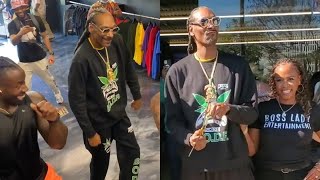 SNOOP DOGG OPENS UP HIS OWN CLOTHING STORE IN LA AFTER THE SUPEROWL [upl. by Melquist825]