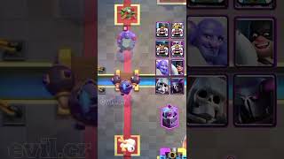 Mega Knight Evo vs Best epice cards 🗡 🗡 [upl. by Cirred]