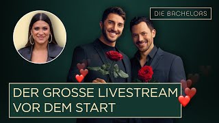 Der große Livestream vor dem Start mit Dennis Gries und Sebastian Klaus 😍  Die Bachelors [upl. by Afnin]