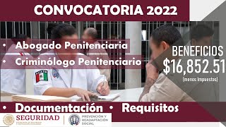 ⛔️ Convocatoria 2022 SPF Abogado Penitenciara  Criminologo Penitenciario POSTULATE ☑️ [upl. by Hawken]